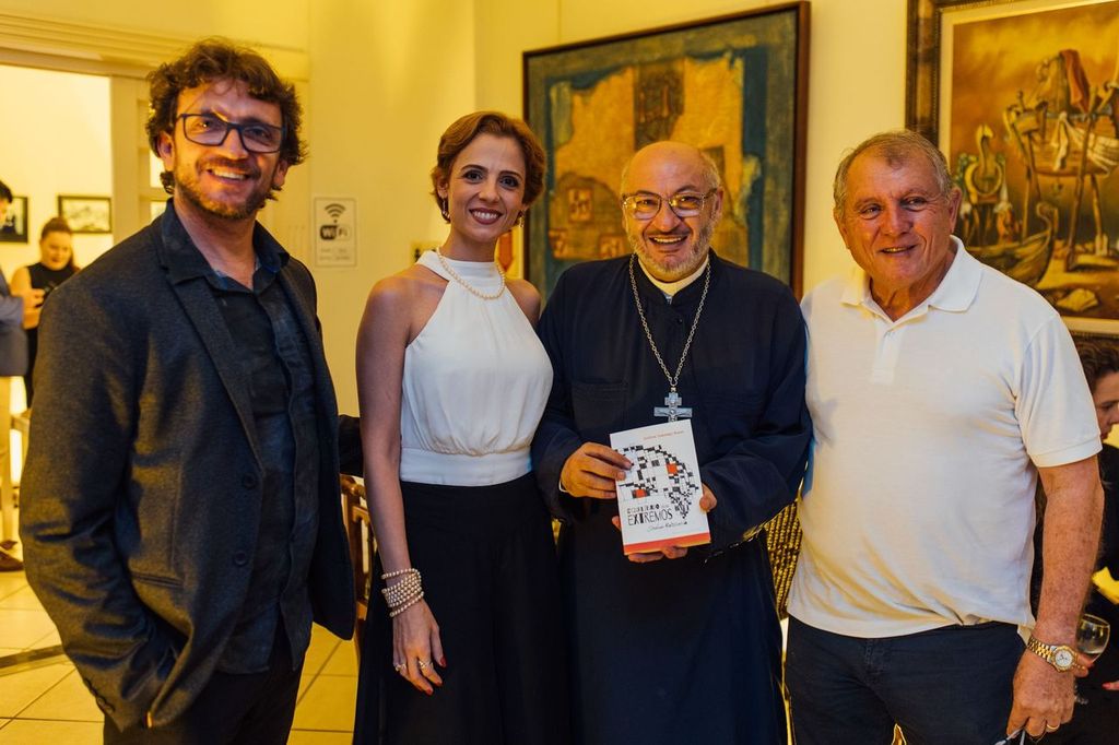 ADEMIR, INDIRA, PADRE RAFAEL E FÁBIO RASSI