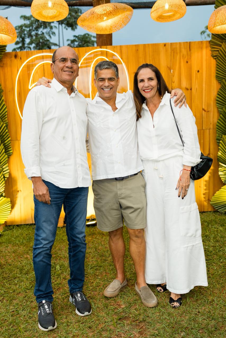 Wagner Siqueira, Marcelo Teles e Rosana Siqueira