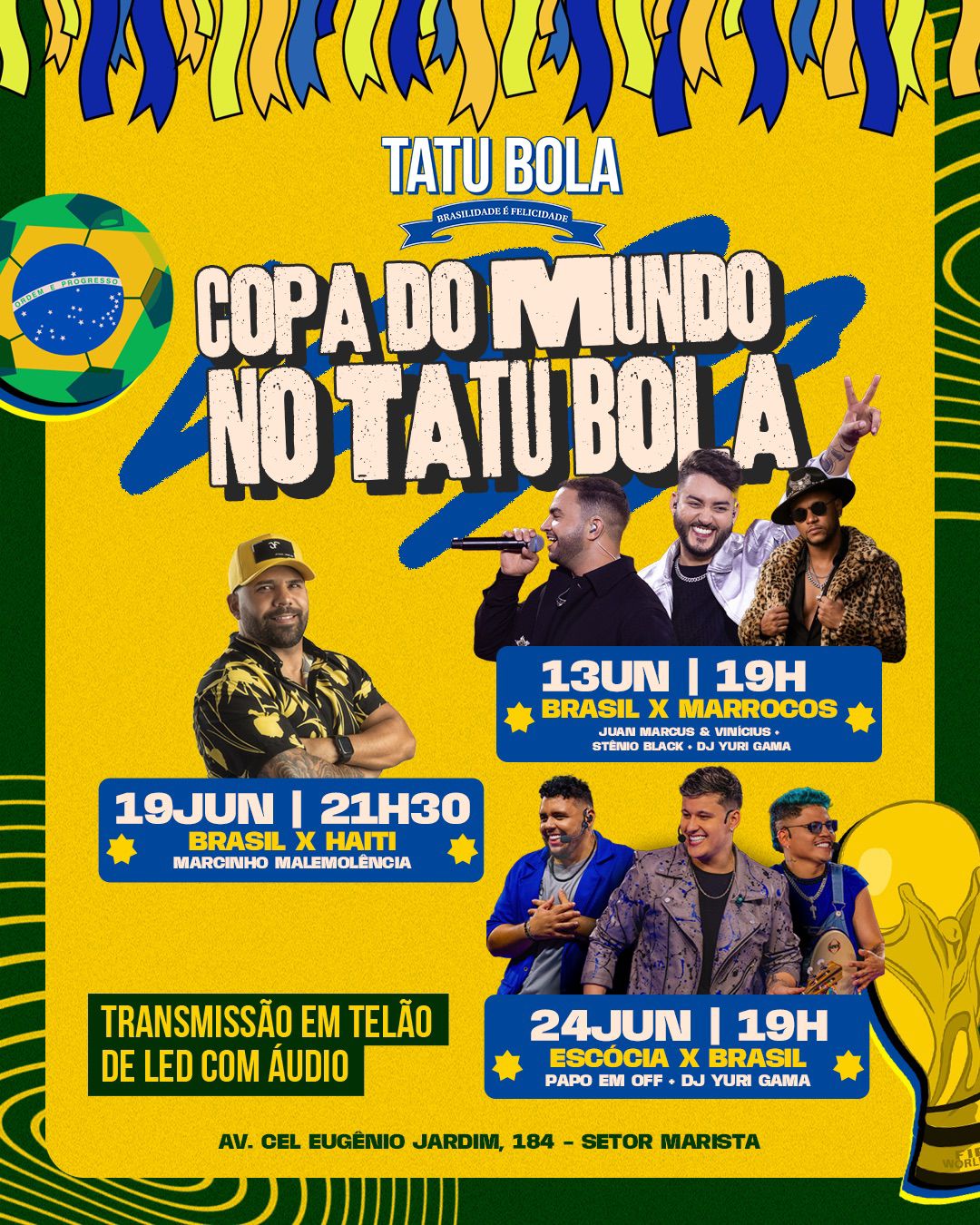 Tatu Bola - AGENDA COPA DO MUNDO